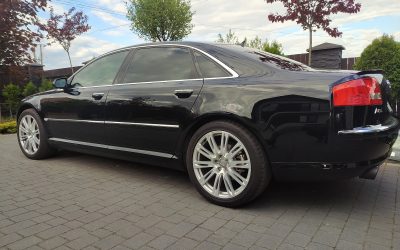 Audi A8 – przyciemnianie szyb