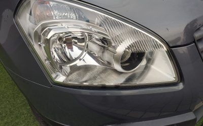 Nissan Qashqai  regeneracja reflektorów z zabezpieczeniem folią